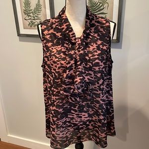 CAbi  9 to 5 Sleeveless Blouse #3075